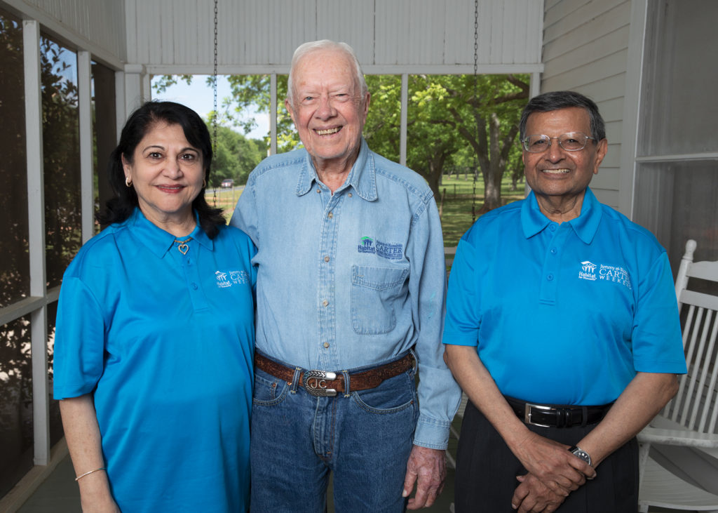 With President Carter in Plains, GA