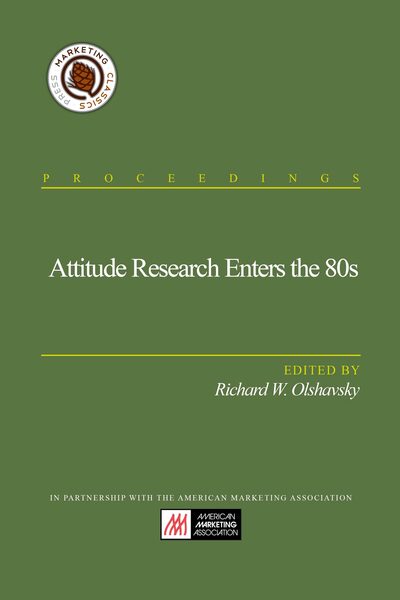 Attitude Research Enters the 80s