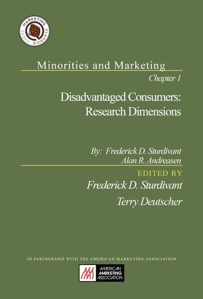 Chapter 1: Disadvantaged Consumers: Research Dimensions