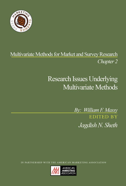 Chapter 2: Research Issues Underlying Multivariate Methods cover