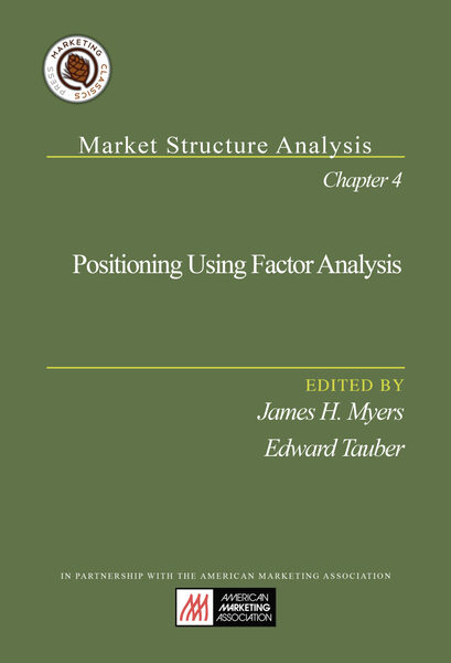 Chapter 4 - Positioning Using Factor Analysis cover