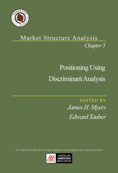 Chapter 5 - Positioning Using Discriminant Analysis cover