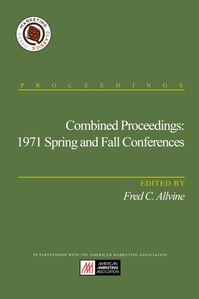 Combined Proceedings: 1971 Spring and Fall Conferences