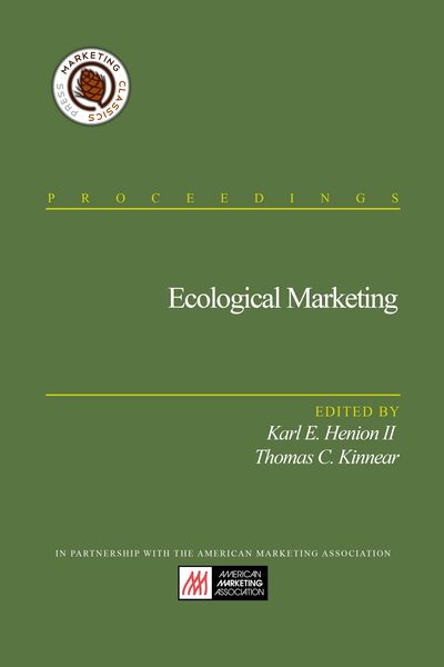 Ecological Marketing cover