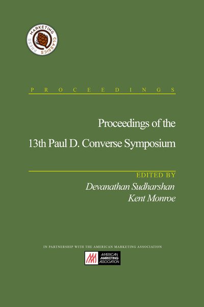 Proceedings of the 13th Paul D. Converse Symposium