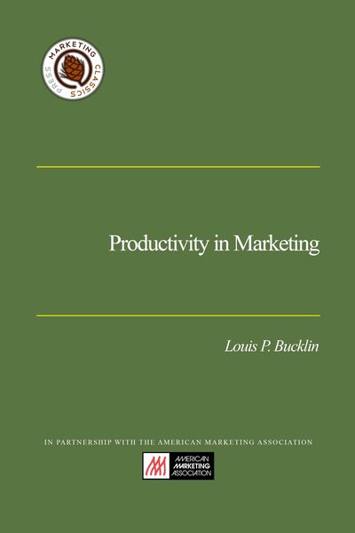 Productivity in Marketing